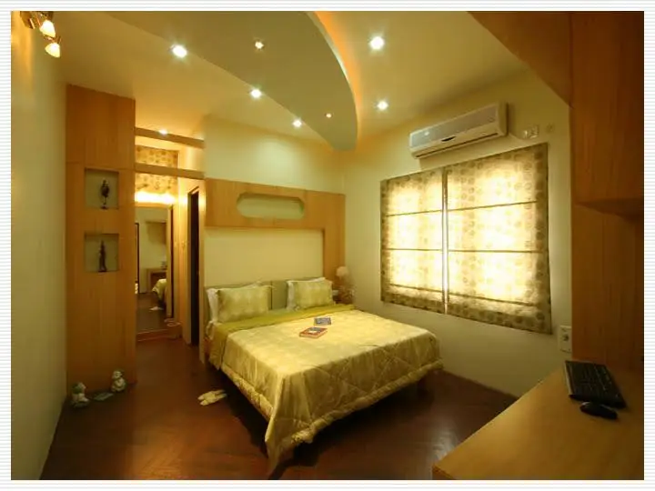 Private residence bedroom with wardrobe